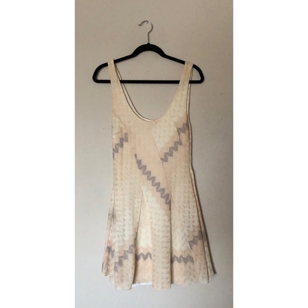 Free People Beige A-Line Dress